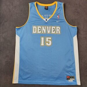 Vintage Denver Nuggets Jersey Mens 2XL NBA Basketball Carmelo Anthony Nike 2000s